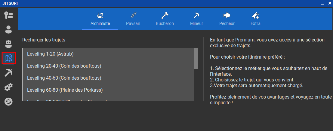 L'interface principale